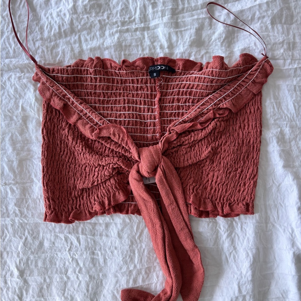 Papermoon Rude Orange Two-Piece Set - Picture 3 of 5